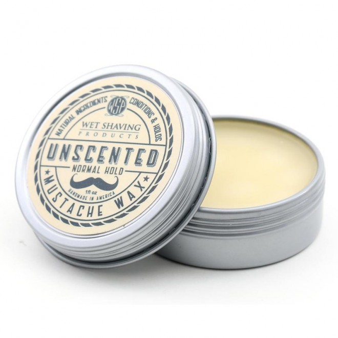 Wosk do wąsów WSP Mustache Wax Unscented Normal Hold 30 ml