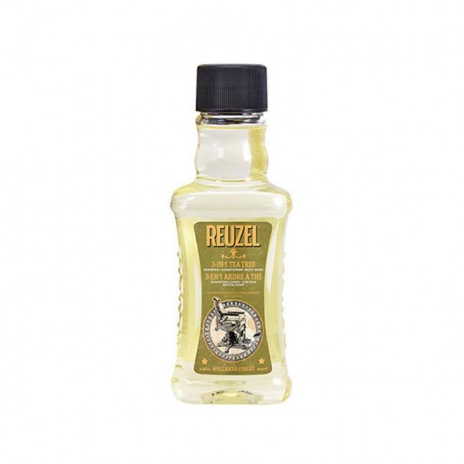 Szampon (3 w 1) Reuzel Tea Tree Żel pod prysznic, szampon, odżywka 100ml