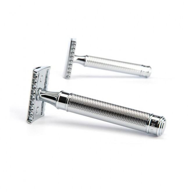 Maszynka do golenia na żyletki Muhle R41 Grande Traditional Razor Open Comb