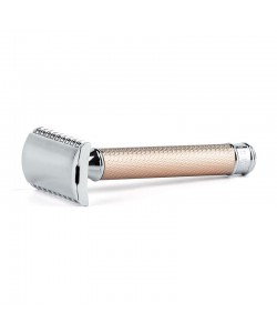 Maszynka do golenia na żyletki Muhle R41 Rosegold Traditional Razor Open Comb