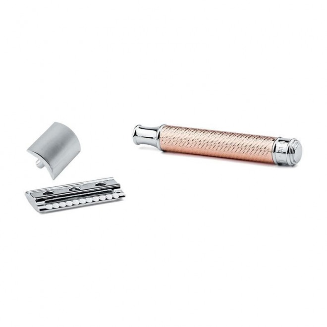 Maszynka do golenia na żyletki Muhle R89 Rosegold Traditional Razor