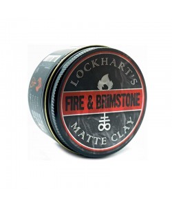 Glinka do stylizacji włosów Lockhart's Fire & Brimstone Matte Clay 105 g