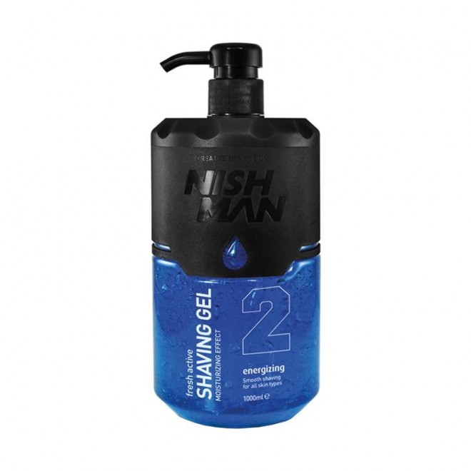 Żel do golenia Nishman Shaving Gel No.2 Fresh Active 1000 ml
