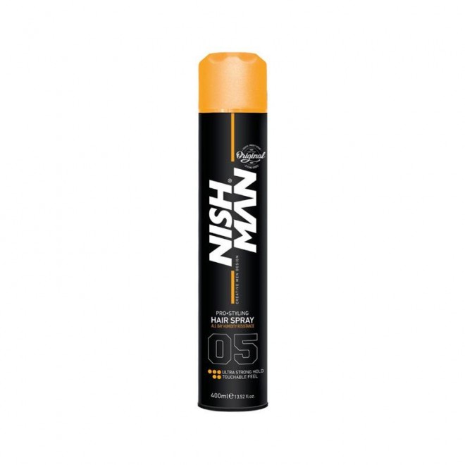 Spray do utrwalający włosów Nishman Ultra Strong Hold Hair Spray 400 ml