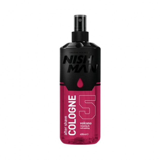 Woda kolońska po goleniu Nishman Volcano Cologne No.5 400 ml