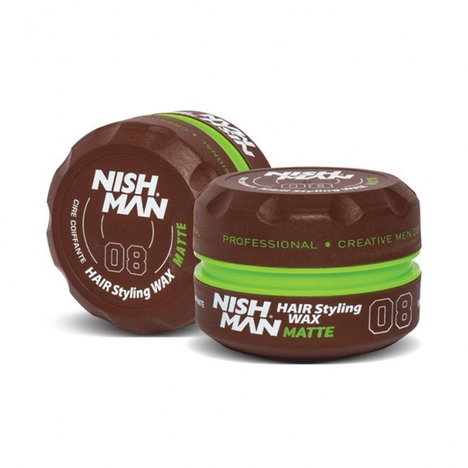 Wosk do stylizacji włosów Nishman Hair Wax 08 Matte 150 ml