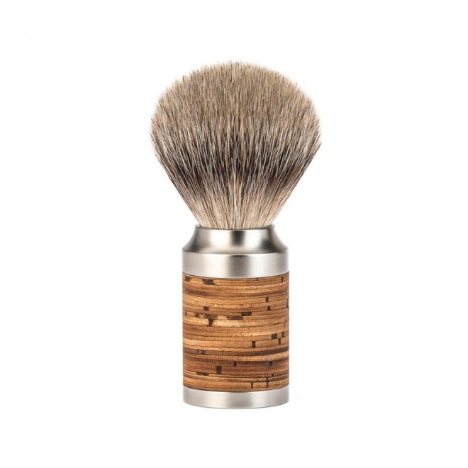 Pędzel do golenia Muhle Rocca 091 M 95 Silvertip Fibre