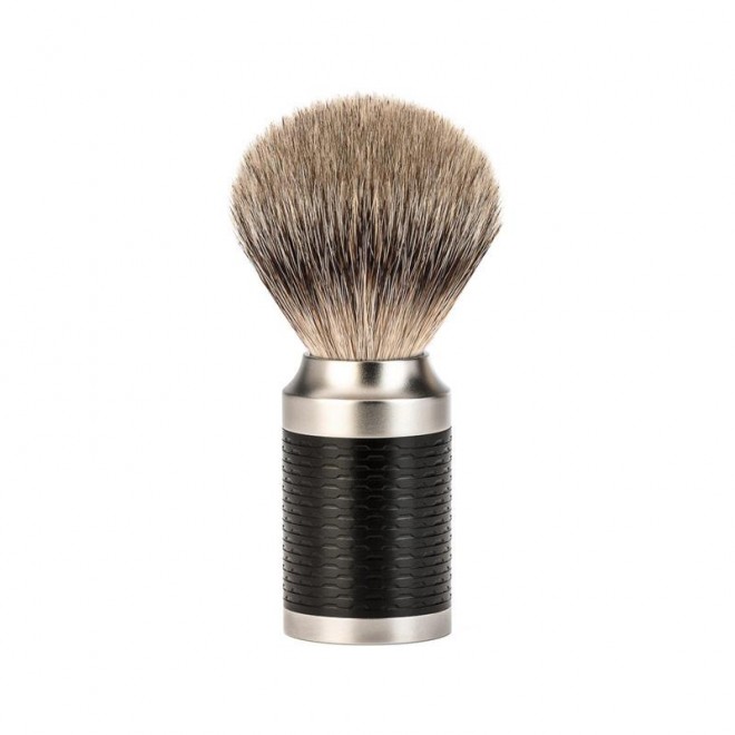 Pędzel do golenia Muhle Rocca 091 M 96 Silvertip Fibre