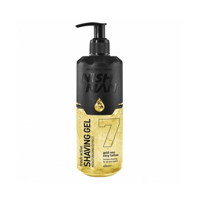 Żel do golenia Nishman Shaving Gel No.7 Gold One 400 ml