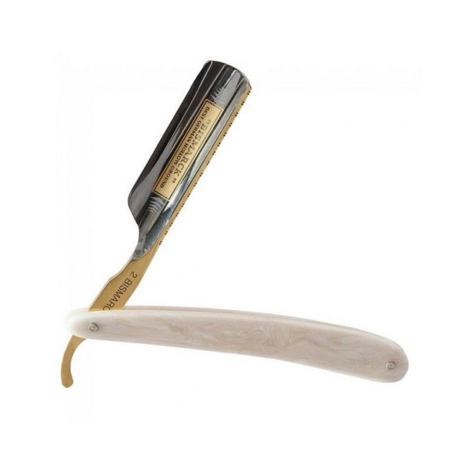 Brzytwa do golenia Dovo Solingen Bismarck White 6/8"