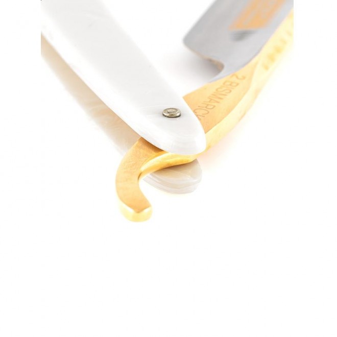 Brzytwa do golenia Dovo Solingen Bismarck White 6/8"