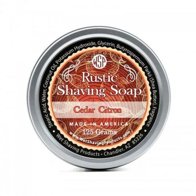 Mydło do golenia Wsp Rustic Shaving Soap Cedar Citron 125g