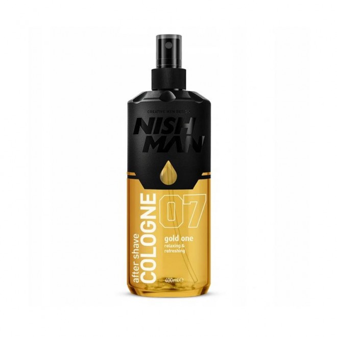 Woda kolońska po goleniu Nishman Gold One Cologne No.7 400 ml
