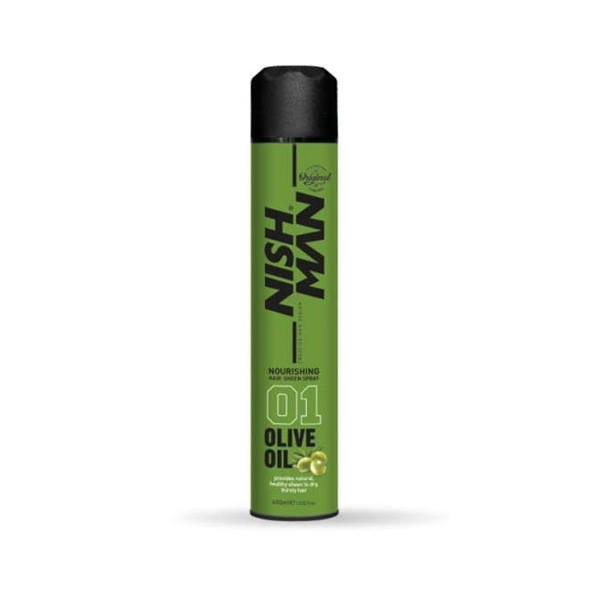 Odżywczy spray nabłyszczający Nishman Olive Oil Sheen Spray 400ml
