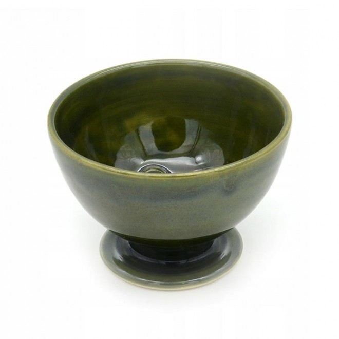 Ceramiczna miska do golenia zielona