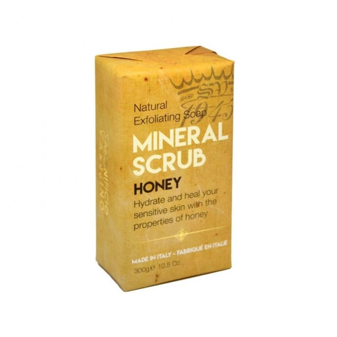 Mydło-scrub Saponificio Varesino Honey Mineral Scrub Bar Soap 300 g