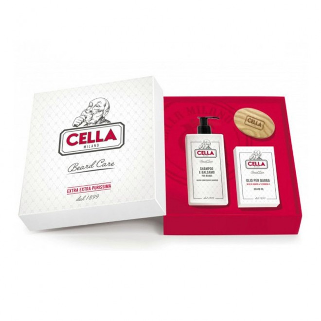 Zestaw Do Pelęgnacji Brody Cella Beard Gift Set  3 w 1