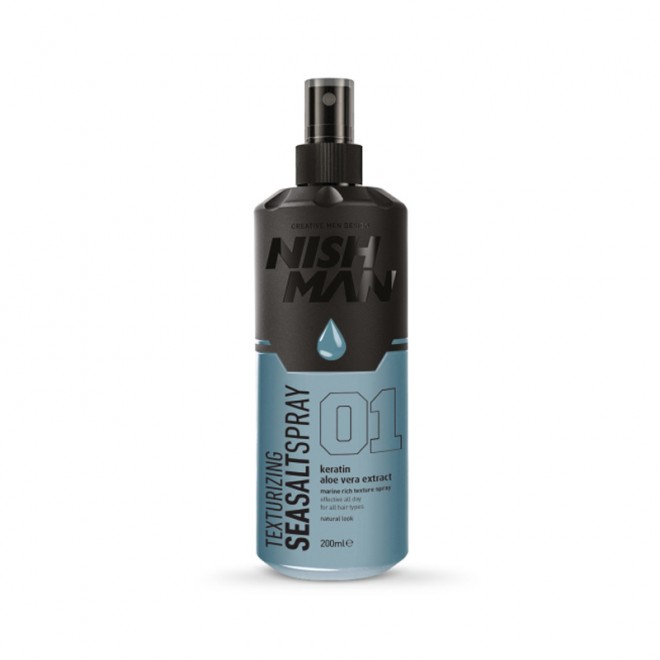 Słony spray do stylizacji włosów Nishman Texturizing Sea Salt Spray 200 ml