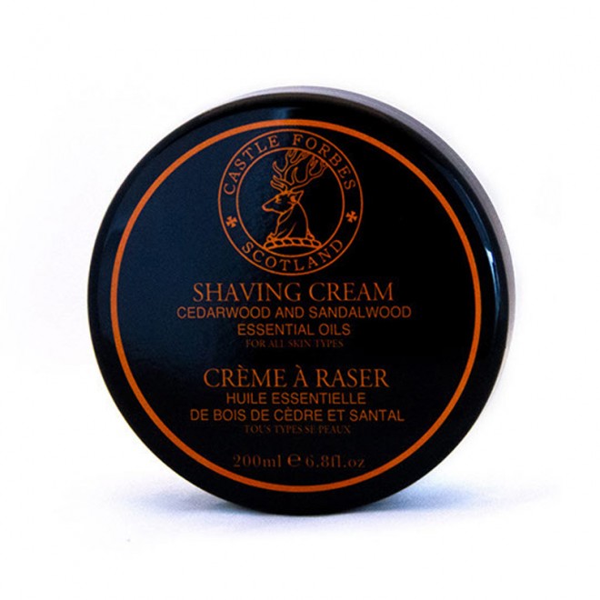 Krem do golenia Castle Forbes Cedarwood and Sandalwood Shaving Cream 200 ml
