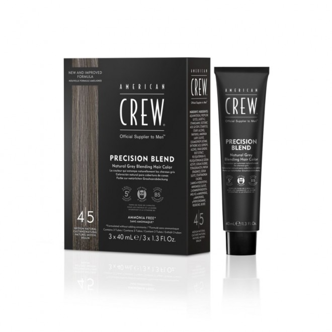 Odsiwiacz do włosów American Crew Precision Blend Medium Natural 4-5 3*40 ml