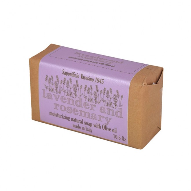 Mydło do ciała Saponificio Varesino Lavender And Rosemary Natural Soap 300 g
