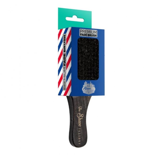 Szczotka do brody Fade The Shave Factory Premium Beard Brush Black