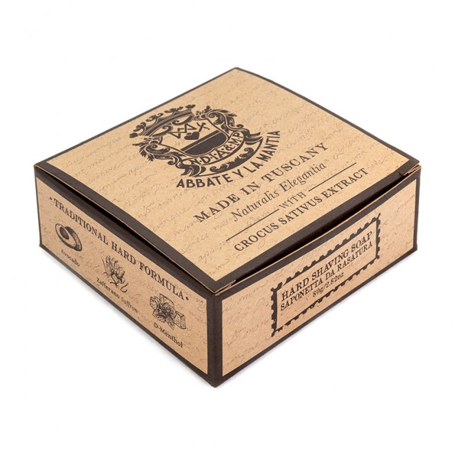Mydło do golenia Abbate Y La Mantia Blue Tobacco Hard Shaving Soap 80 gr