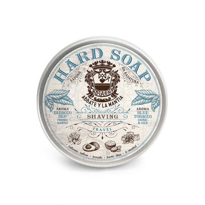 Mydło do golenia Abbate Y La Mantia Blue Tobacco Hard Shaving Soap 80 gr