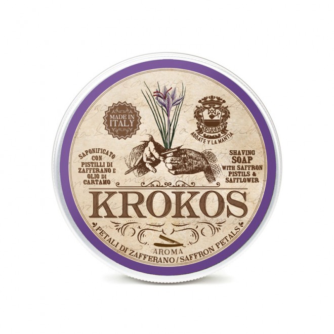 Mydło do golenia Abbate Y La Mantia Krokos Shaving Soap 200 g