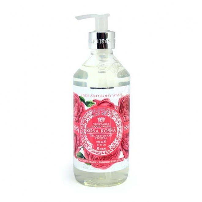 Mydło w płynie Saponificio Varesino Rosa Rossa Face & Body Liquid Wash 500 ml