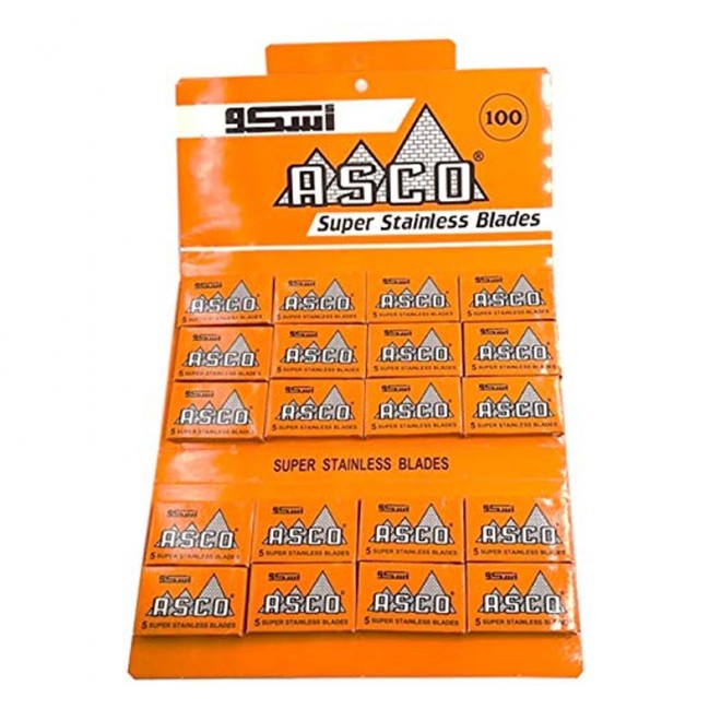 Żyletki ASCO Super Stainless Blades 100 szt