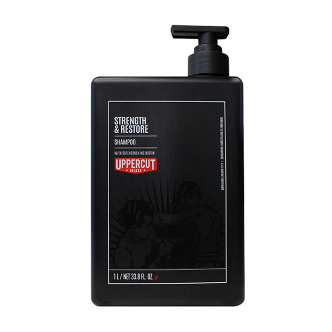 Szampon do włosów wzmacniający Uppercut Deluxe Strength & Restore 1000ml
