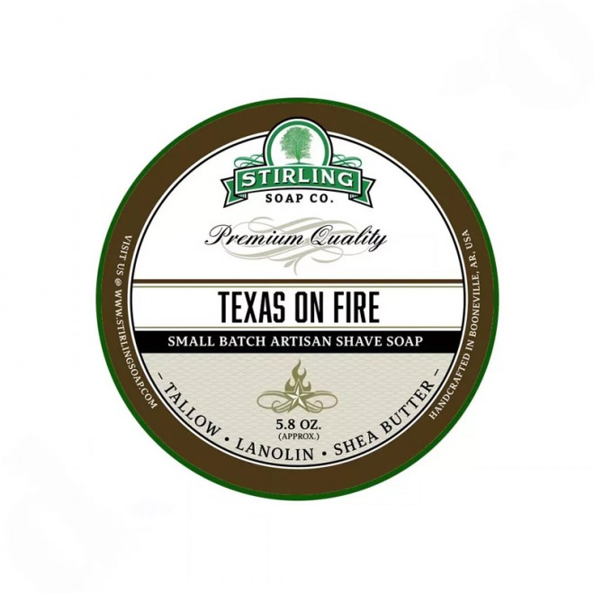 Mydło Do Golenia Stirling Shaving Soap Texas On Fire 170ml