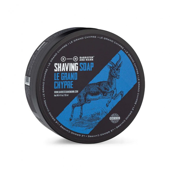 Mydło do golenia Barrister And Mann Shaving Soap Le Grand Chypre 118 ml
