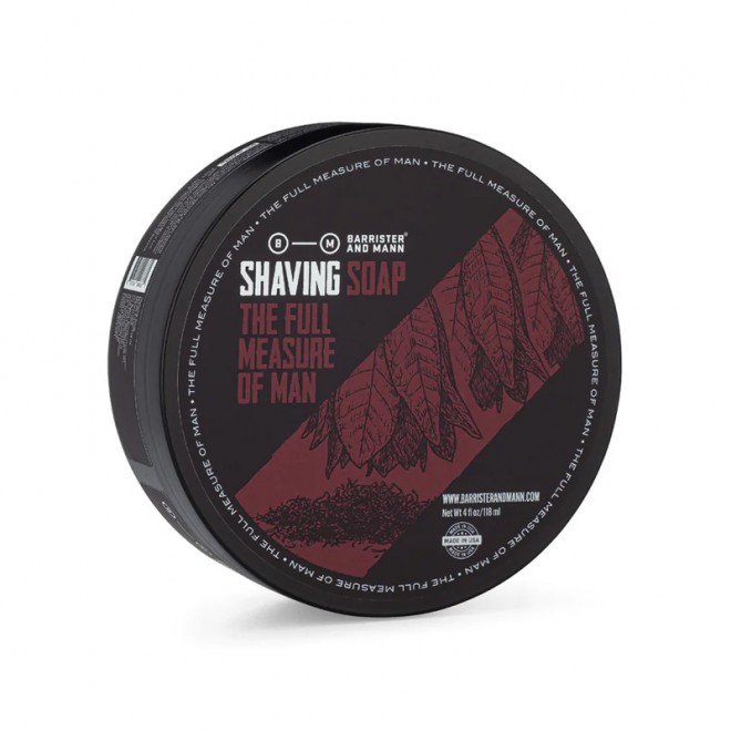 Mydło do golenia Barrister And Mann Shaving Soap The Full Measure Of Man 118 ml