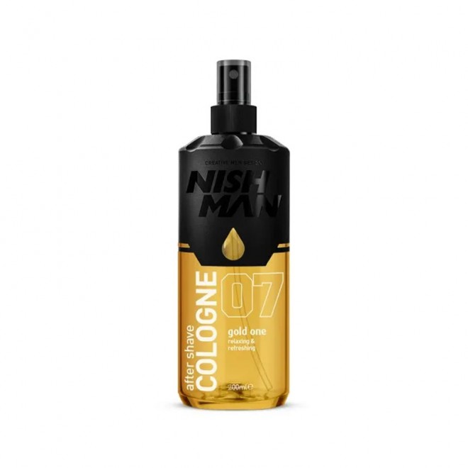 Woda kolońska po goleniu Nishman Gold One Cologne No.7 200 ml