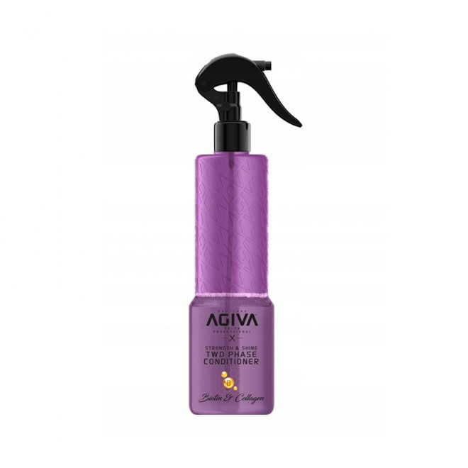 Odżywka do włosów dwufazowa Agiva Biotin & Collagen 400ml