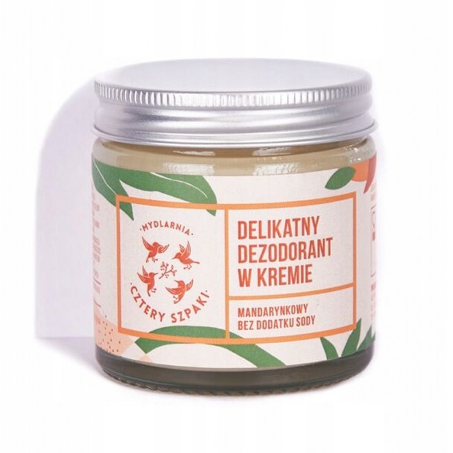 Dezodorant w kremie Cztery Szpaki mandarynkowy 60ml