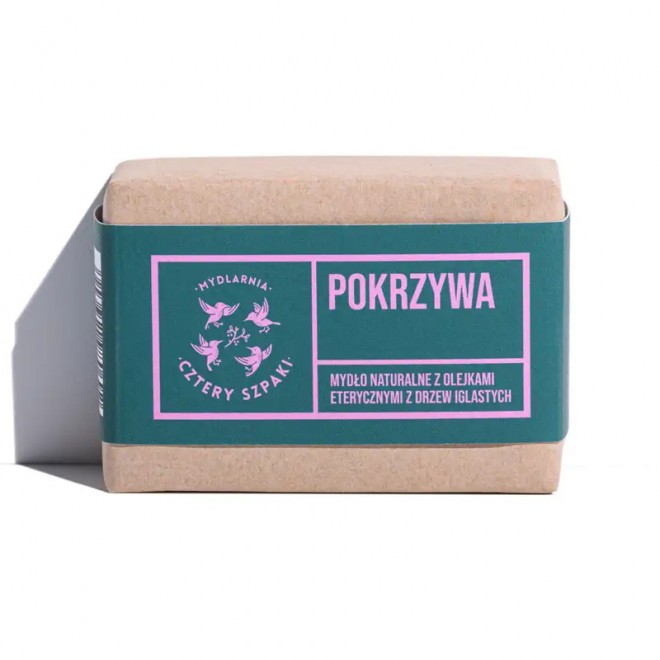 Mydło w kostce Cztery Szpaki pokrzywa 110 g