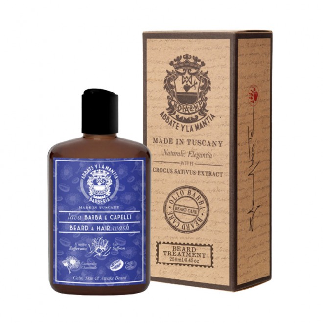 Wzmacniający szampon do brody Abbate Y La Mantia Strengthening Beard & Hair Wash 250 ml