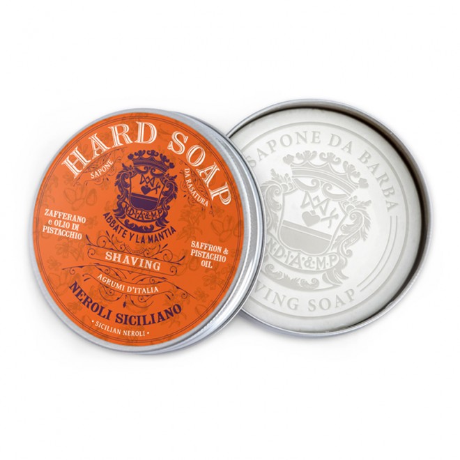 Mydło do golenia Abbate Y La Mantia Neroli Siciliano Hard Shaving Soap 150 g