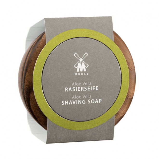 Mydło do golenia w drewnianym tyglu Muhle Aloe Vera Shaving Soap 65 g