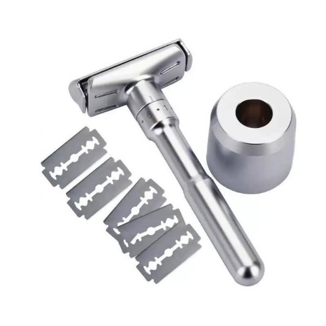 Maszynka do golenia ze stojakiem Shlyuz FlexEdge Adjustable Razor With Stand