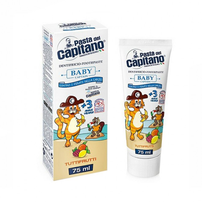 Pasta do zębów dla dzieci Pasta del Capitano Tuttifrutti 75 ml