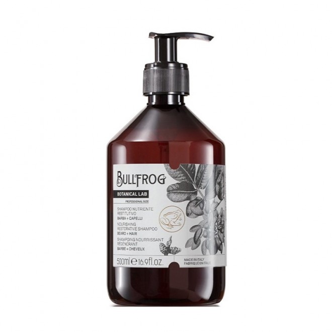 Szampon do włosów i brody Bullfrog Nourishing Restorative Shampoo 500 ml