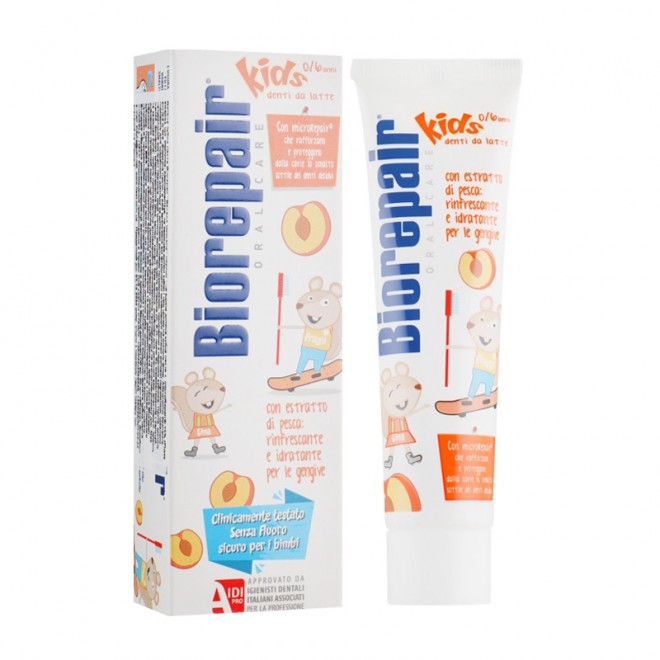 Pasta do zębów Biorepair Junior Kids Peach 50 ml