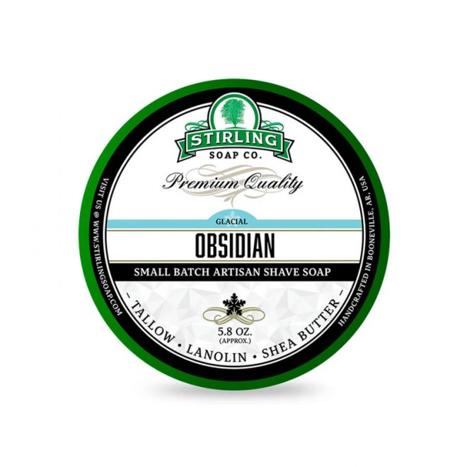 Mydło Do Golenia Stirling Shaving Soap Glacial Obsidian 170 ml