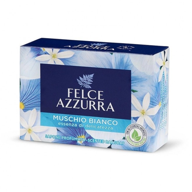 Mydło do ciała Felce Azzurra Scented Bar Soap Muschio Bianco 100 g