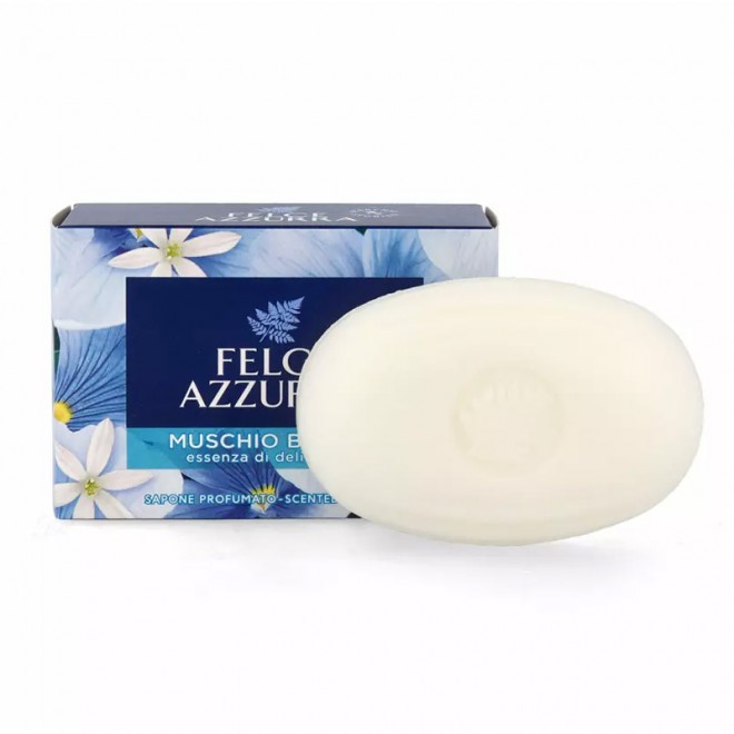 Mydło do ciała Felce Azzurra Scented Bar Soap Muschio Bianco 100 g