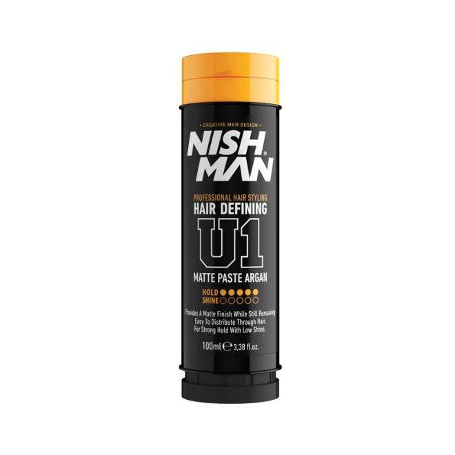 Pasta do stylizacji włosów Nishman Matte Paste Argan U1 100 ml